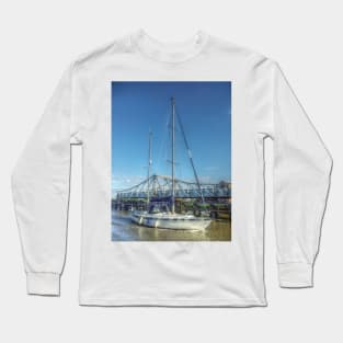 Reedham Swing Bridge and Jo-lene Long Sleeve T-Shirt